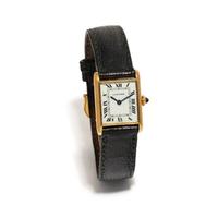 CARTIER, 18K YELLOW GOLD 'TANK' WATCH