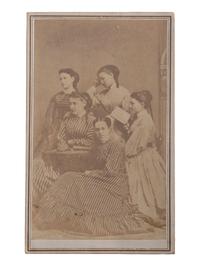 [ABOLITIONISTS] -- [EDUCATION]. CDV album containing portraits of Oberlin College instructors and administrators, from Oberlin College, Ohio.