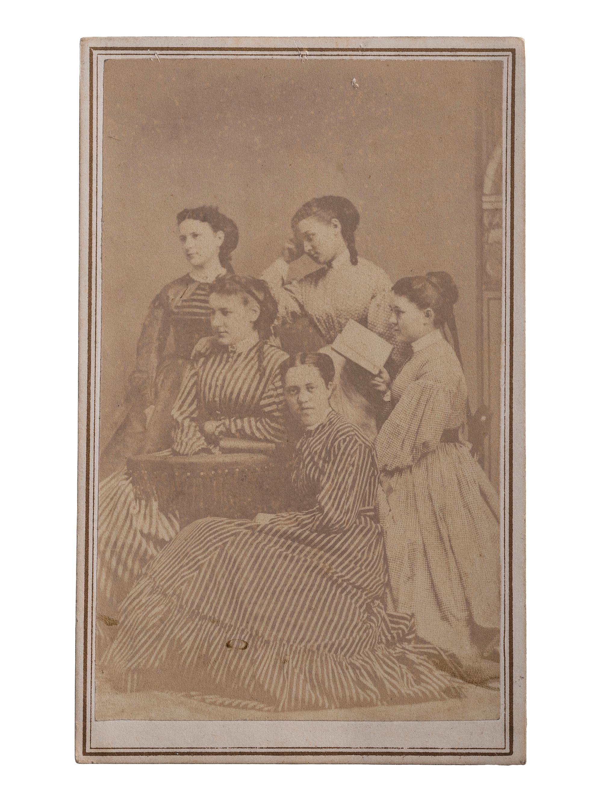 [ABOLITIONISTS] -- [EDUCATION]. CDV album containing portraits of Oberlin College instructors and administrators, from Oberlin College, Ohio.