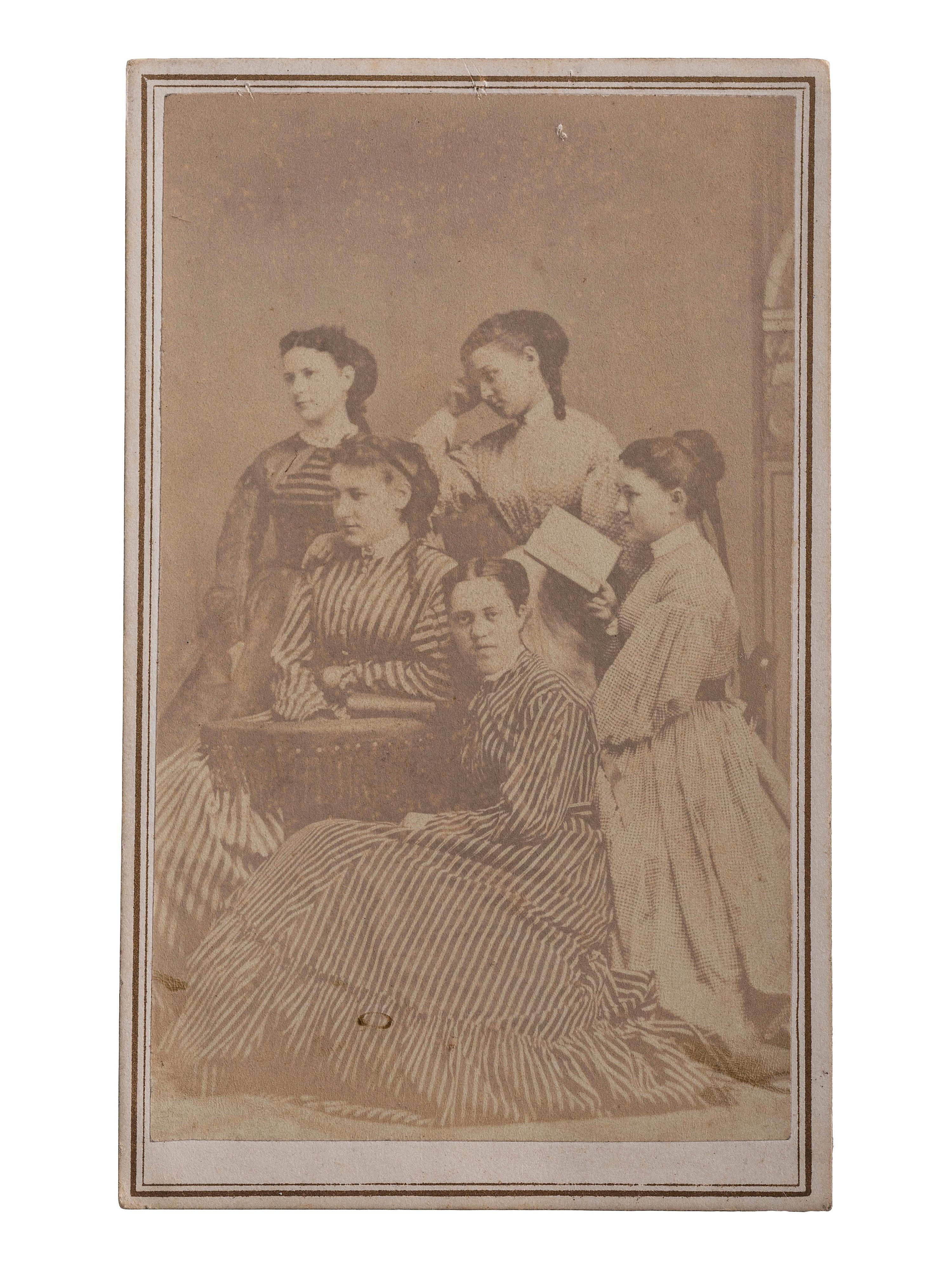 [ABOLITIONISTS] -- [EDUCATION]. CDV album containing portraits of Oberlin College instructors and administrators, from Oberlin College, Ohio.