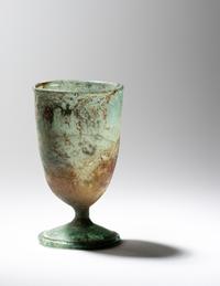 A Roman Green Glass Cup