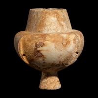 A Cycladic Style Marble Kandila