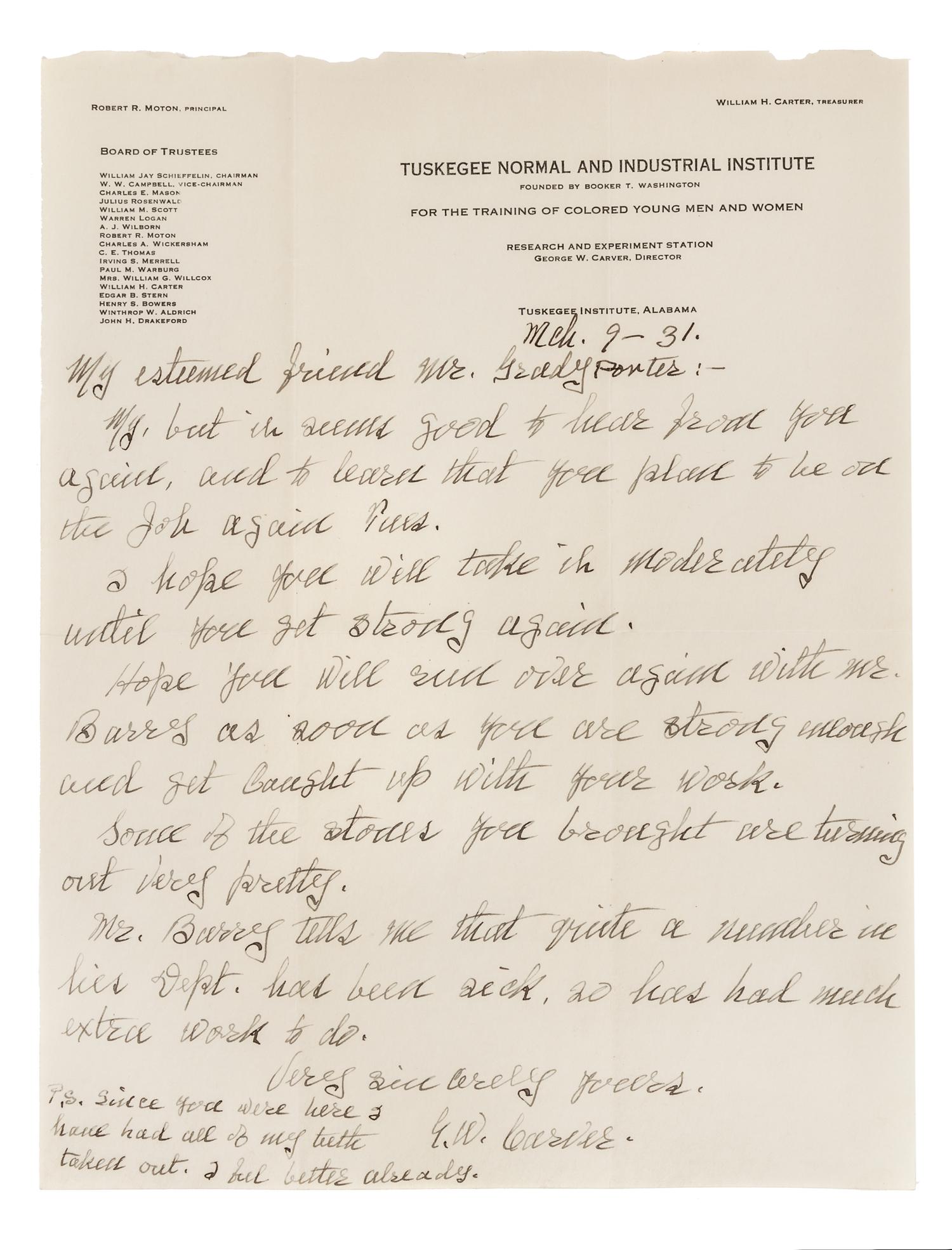 [NOTABLE AMERICAN FIGURES]. A group of 5 manuscripts, comprising:
