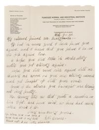 [NOTABLE AMERICAN FIGURES]. A group of 5 manuscripts, comprising: