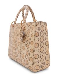Christian Dior Tan Python Lady Dior Bag, 2019