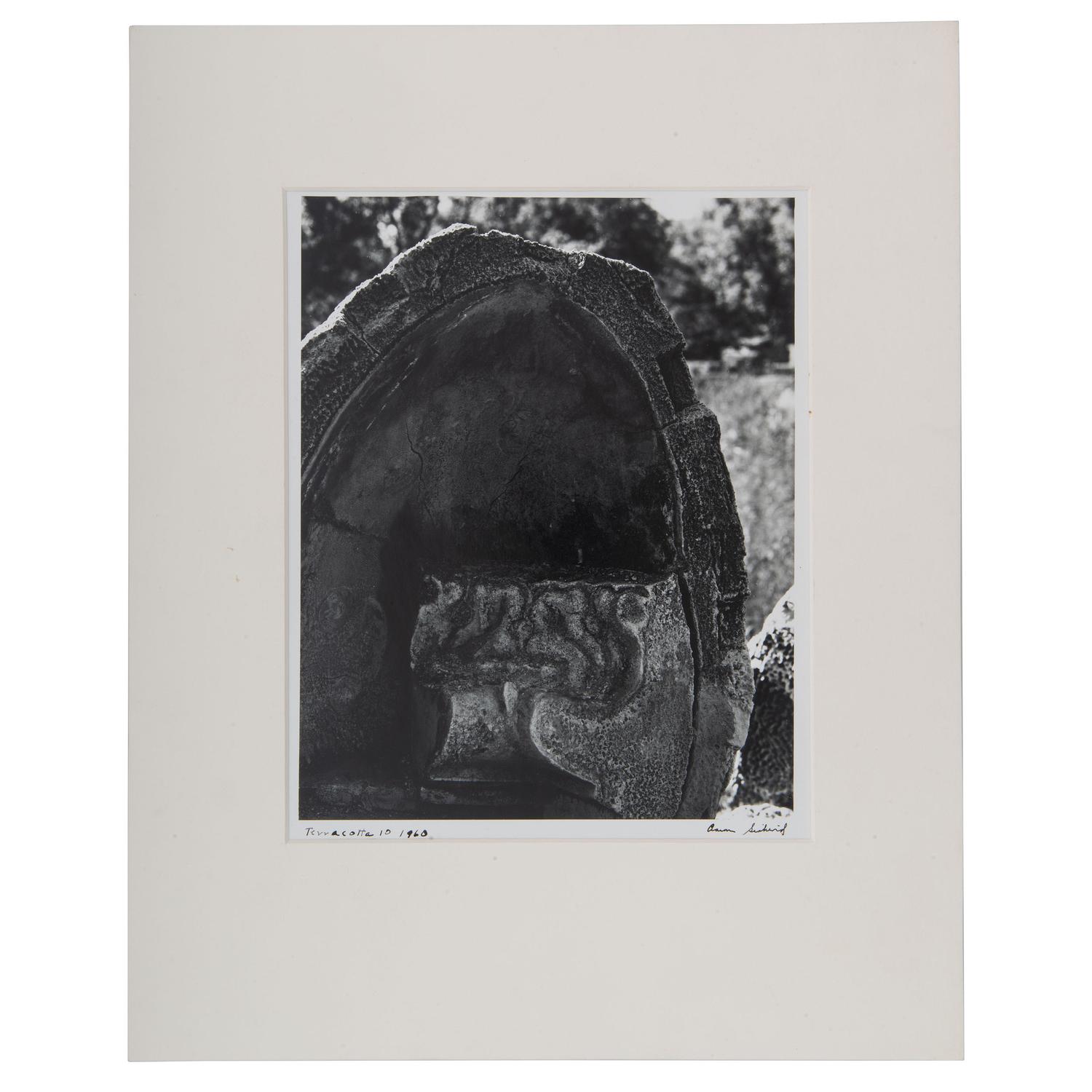 A Pair of Photographs ( Mexico , 1955 and Terracotta 10 , 1960)