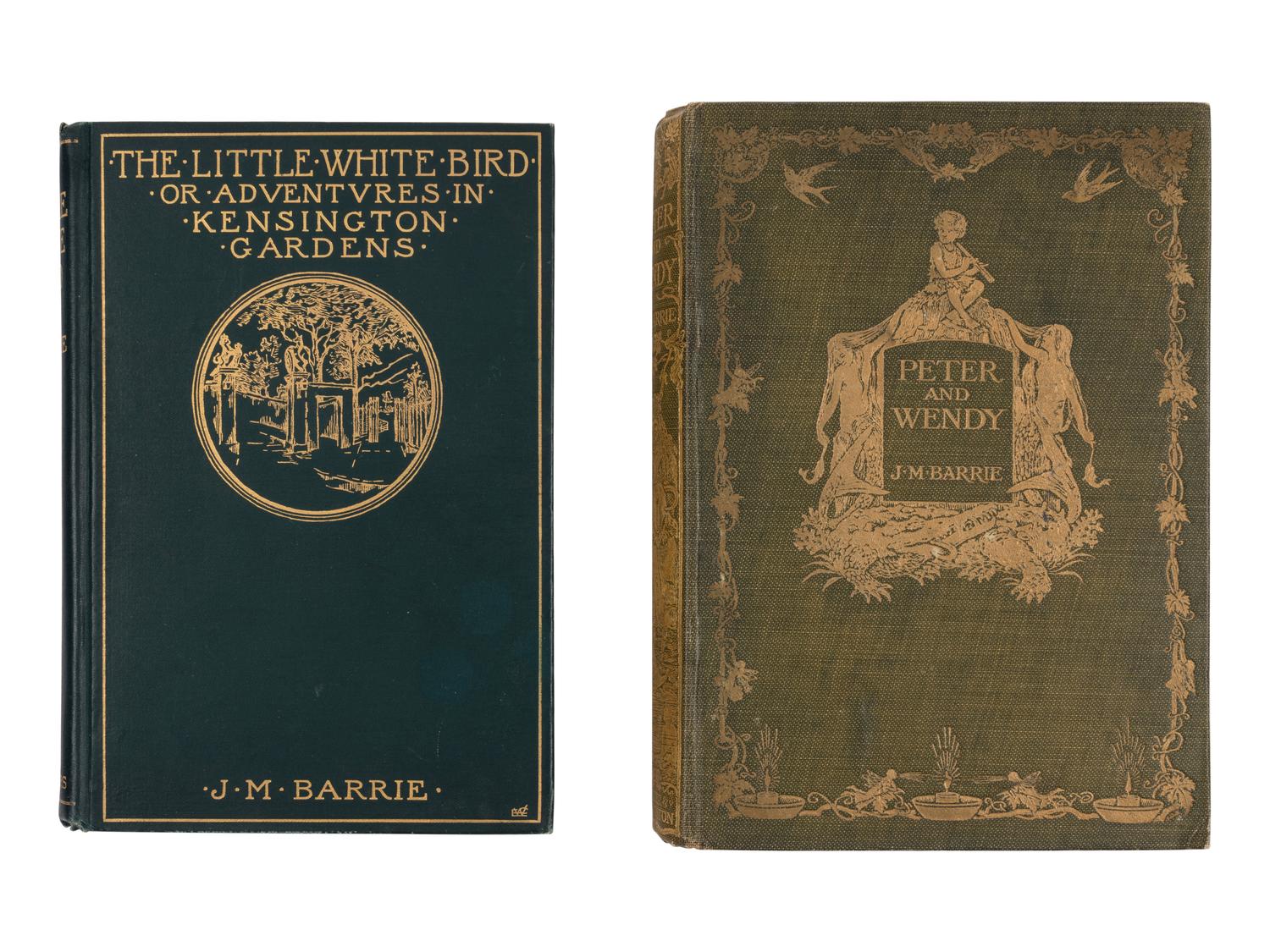 BARRIE, James Matthew (1860-1937). The Little White Bird or Adventures in Kensington Gardens . New York: Charles Scribner's Sons, 1902.