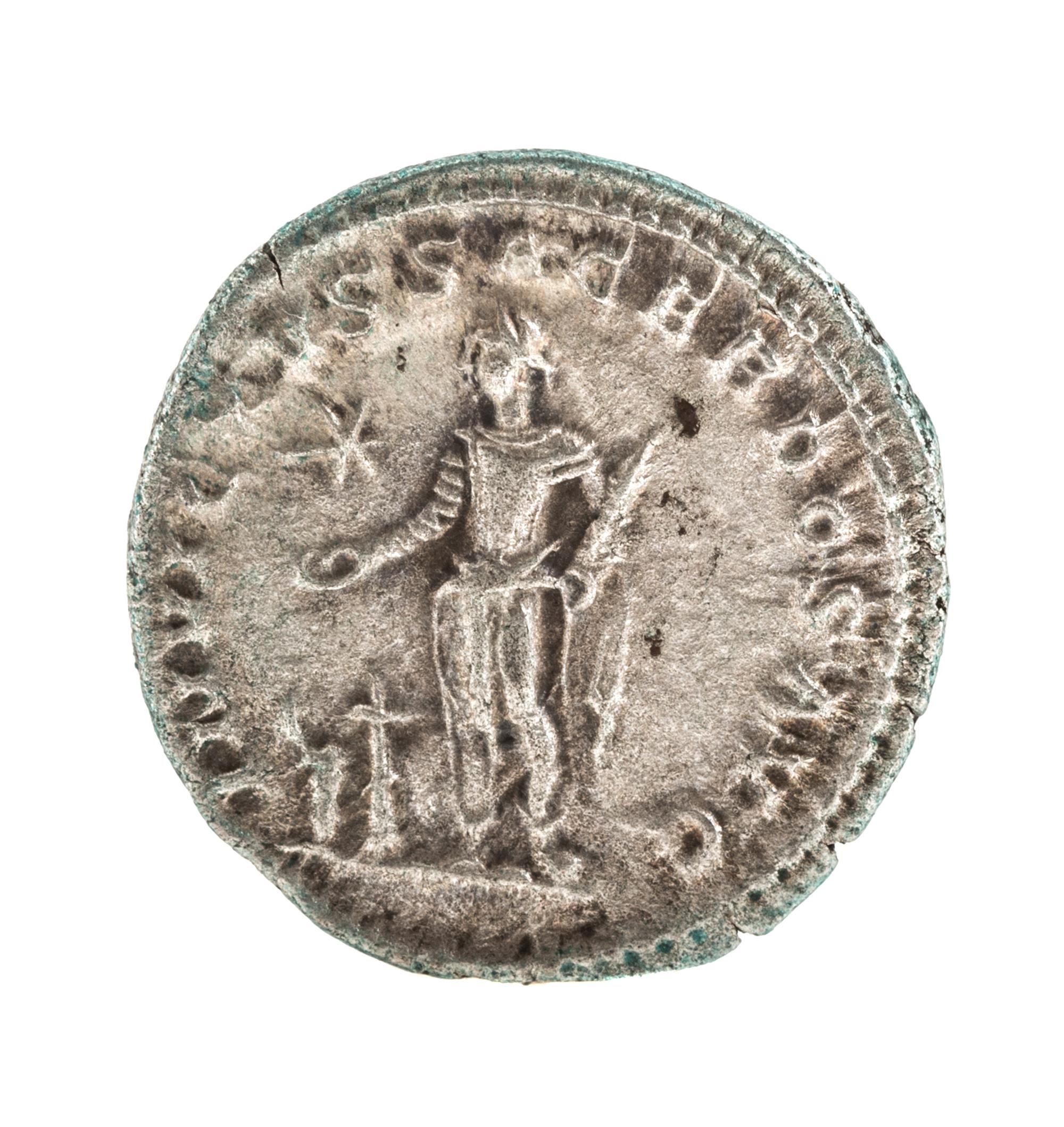 Roman Empire (circa 220 CE), Silver Denarius — Silver Denarius