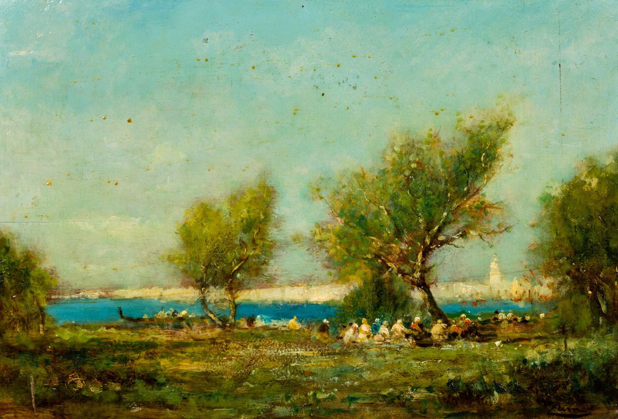Felix Ziem, (French, 1821–1911), Venetian Scene