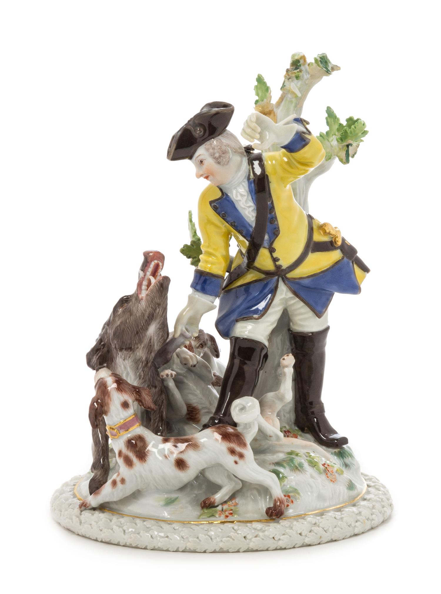 A Meissen Porcelain Figural Group Height 7 1/4 inches. — EARLY 20TH CENTURY