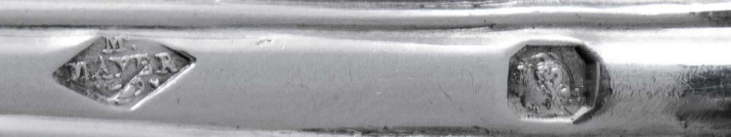 A Collection of French Silver Flatware Articles