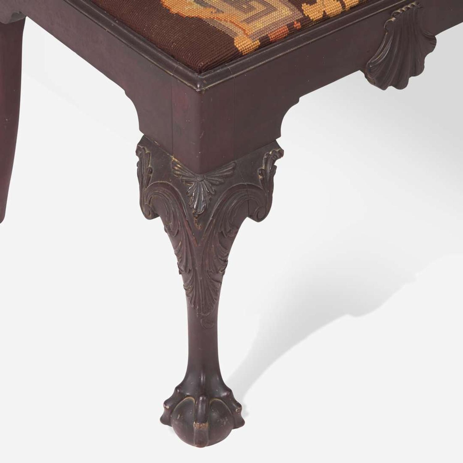 The Shippen Chippendale carved mahogany tassel-back side chair Philadelphia, PA, 1765-1780