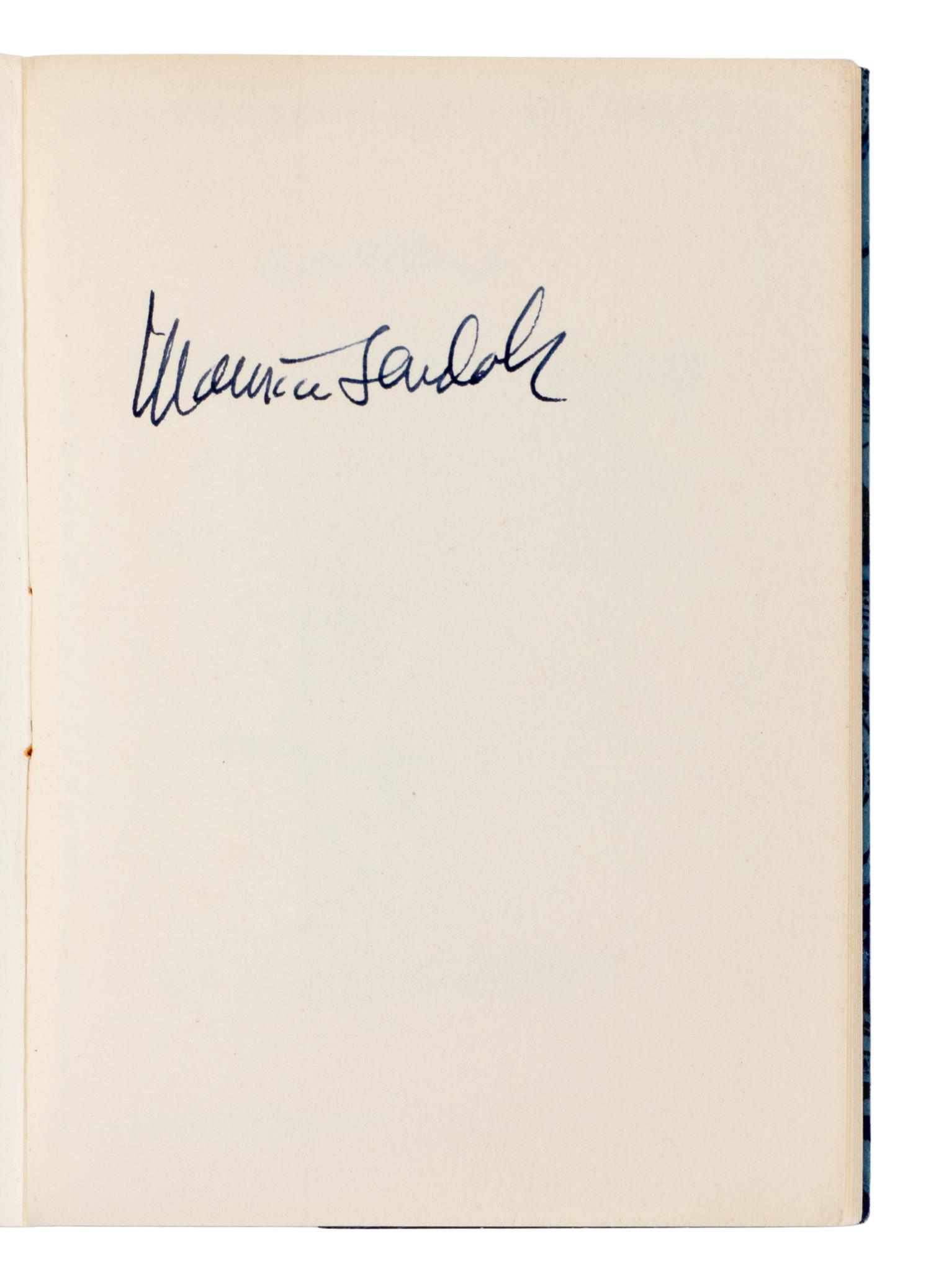 SENDAK, Maurice (1928-2012). A group of 3 titles, ALL SIGNED, comprising: