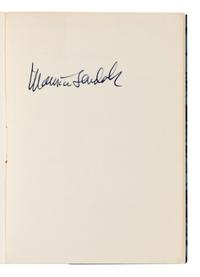 SENDAK, Maurice (1928-2012). A group of 3 titles, ALL SIGNED, comprising:
