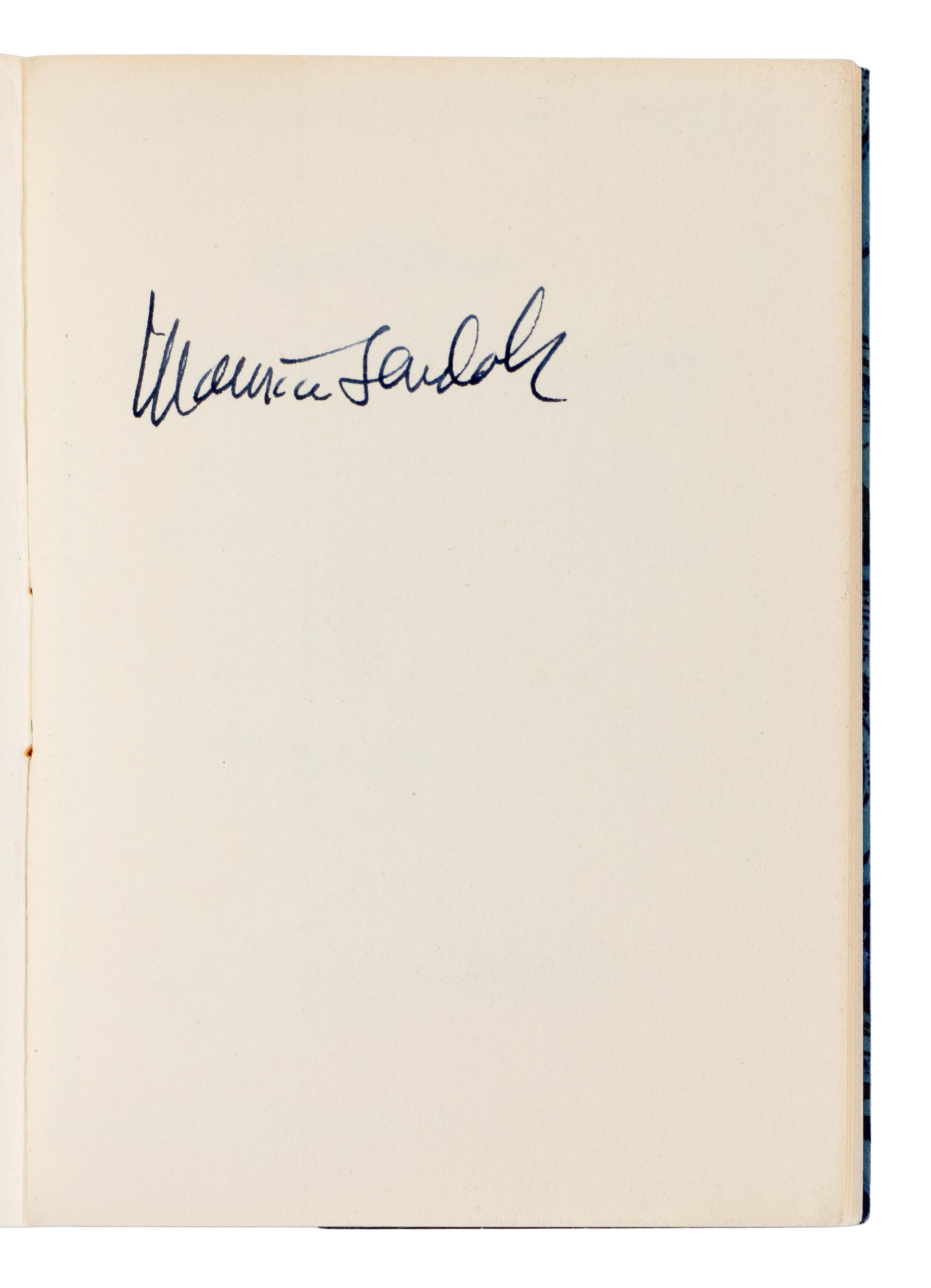 SENDAK, Maurice (1928-2012). A group of 3 titles, ALL SIGNED, comprising: