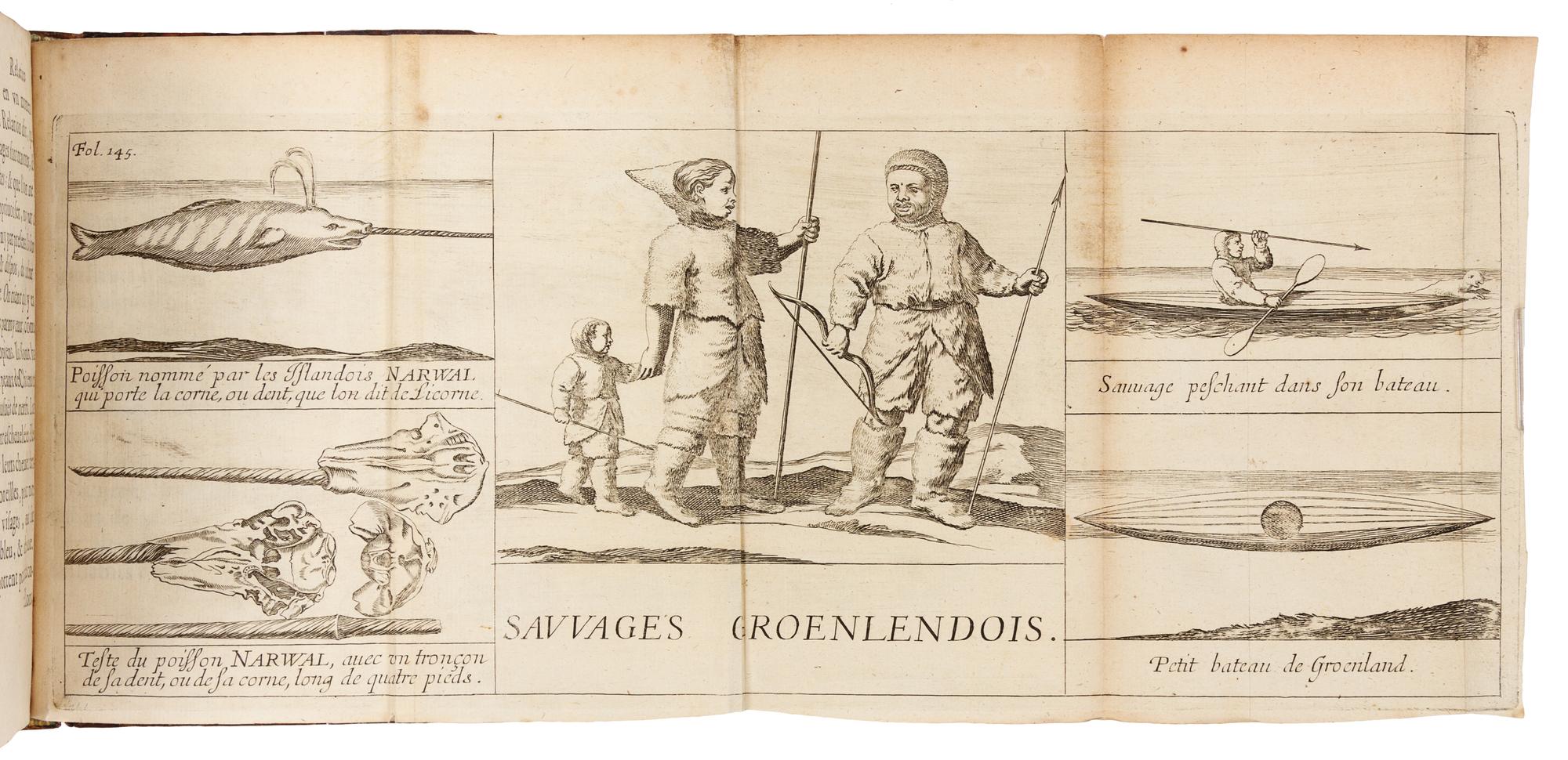 LA PEYRÈRE, Isaac de (1594-1676). Relation du Groenland. Paris: Chez Augustin Courbé, 1647. FIRST EDITION.