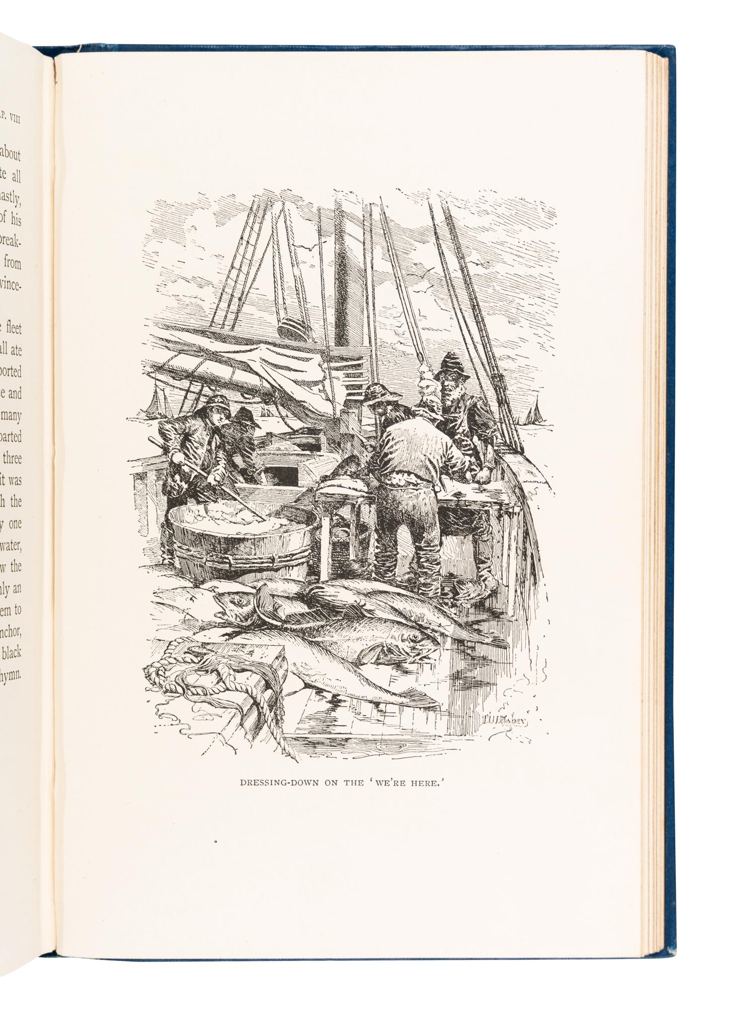 KIPLING, Rudyard (1865-1936). Captains Courageous. London: MacMillan & Company, 1897.