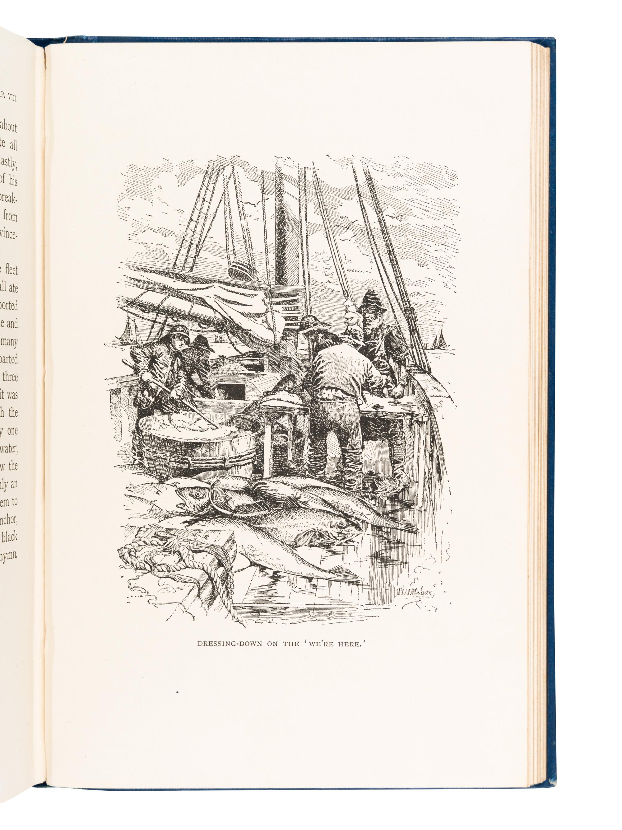 KIPLING, Rudyard (1865-1936). Captains Courageous. London: MacMillan & Company, 1897.