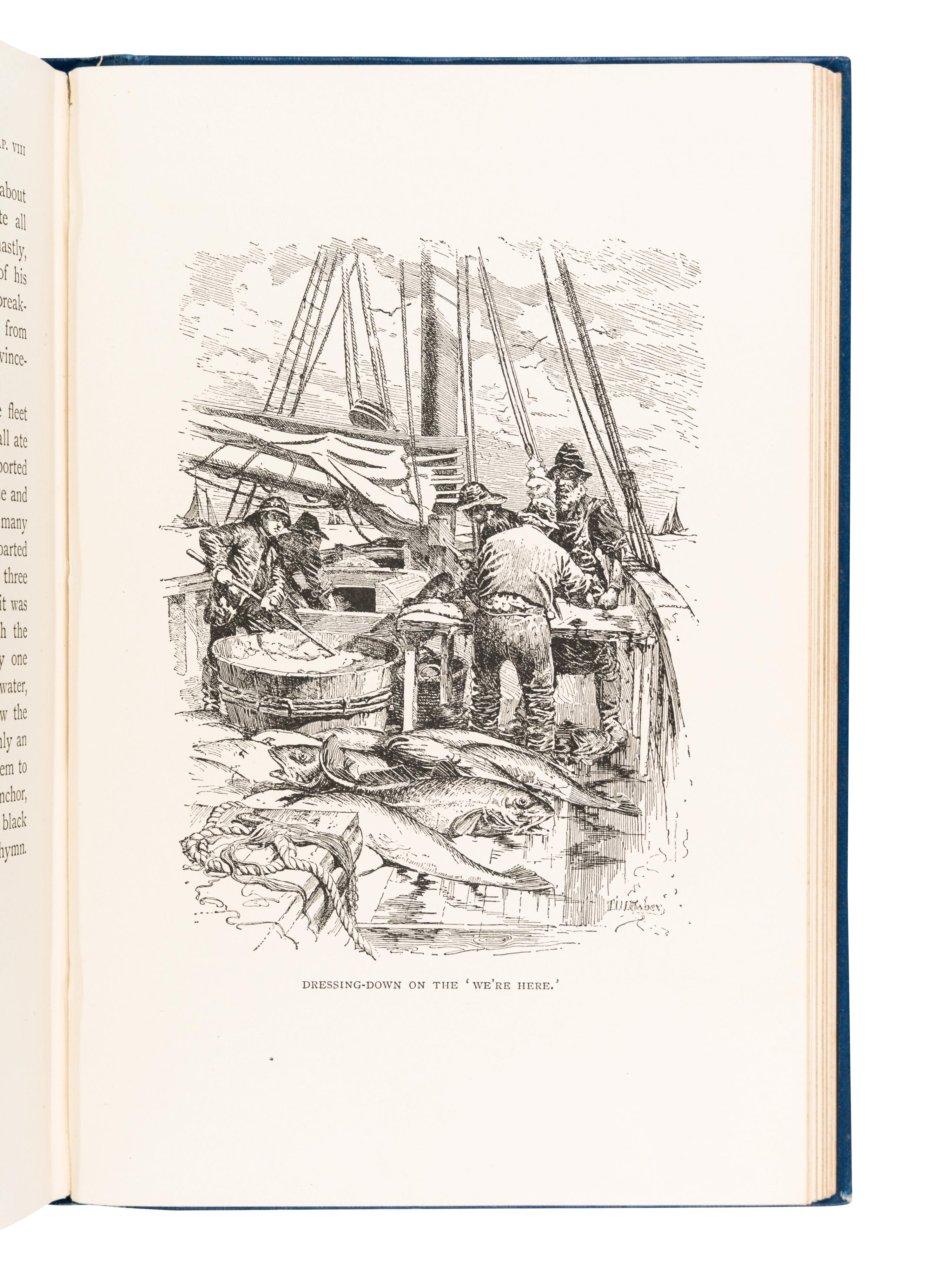 KIPLING, Rudyard (1865-1936). Captains Courageous. London: MacMillan & Company, 1897.