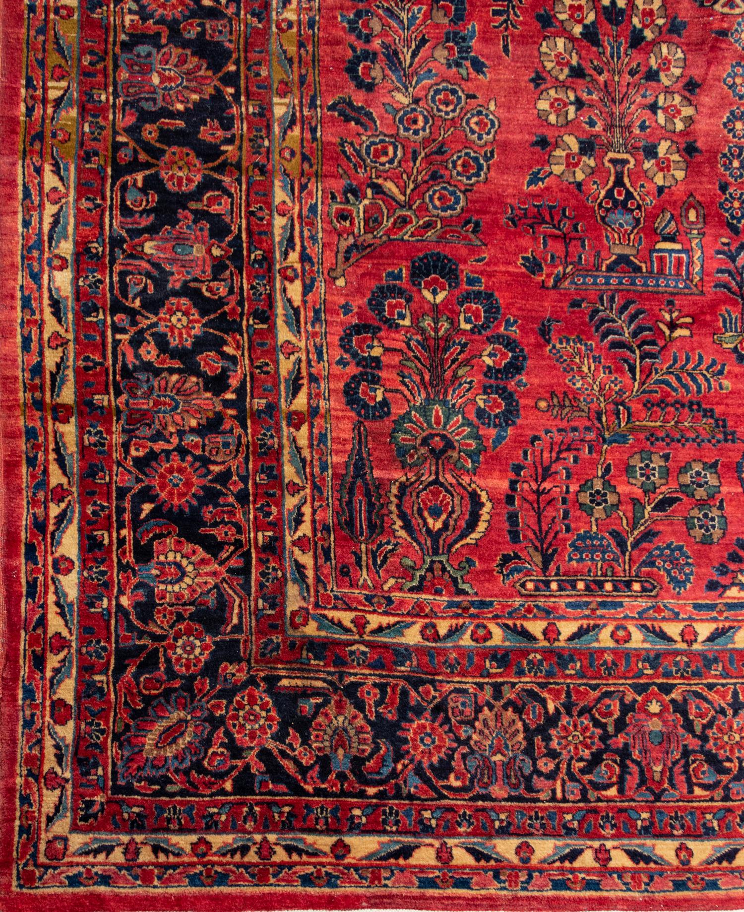 A Sarouk Wool Rug