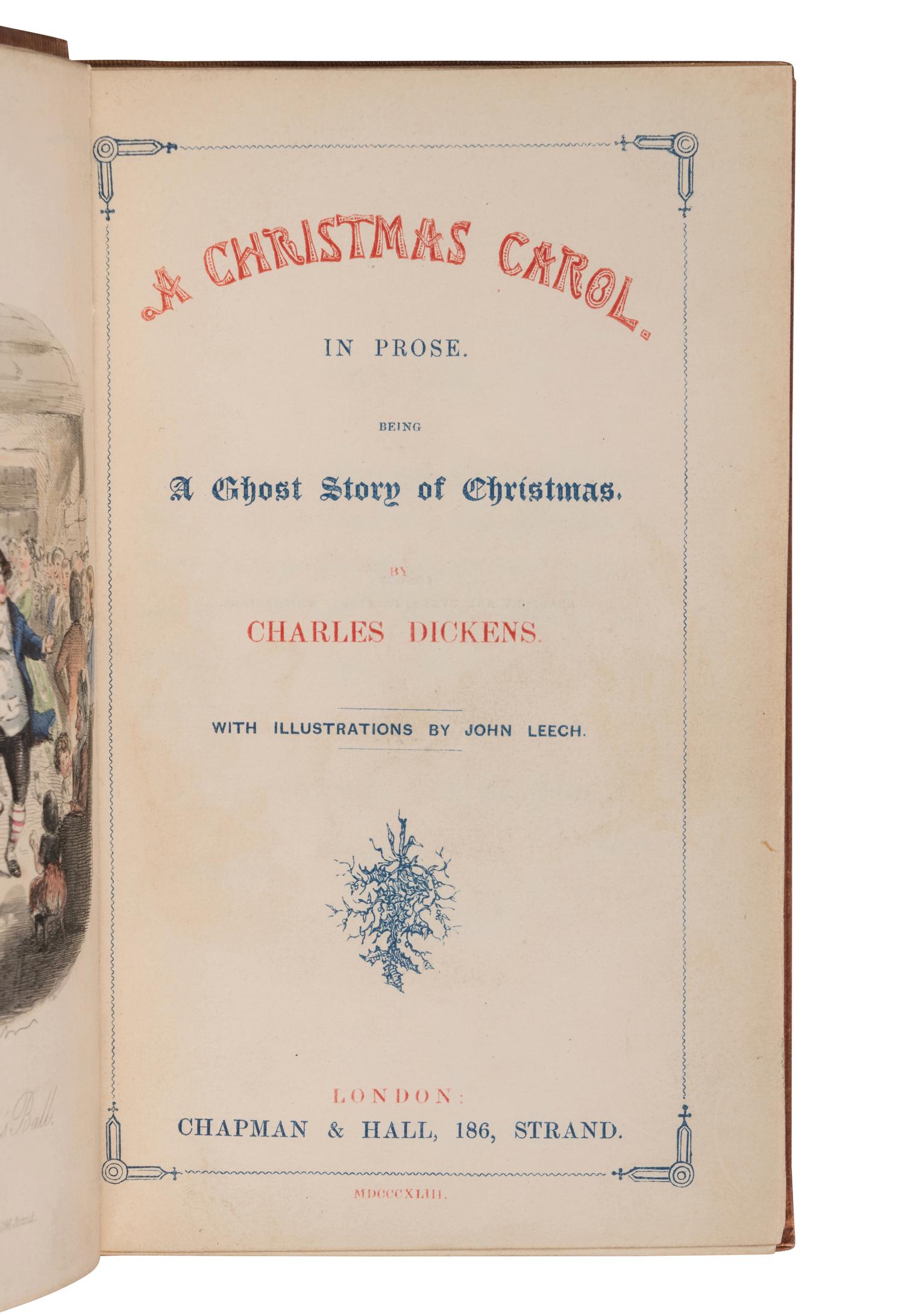 DICKENS, Charles (1812-1870). [Christmas Books]. 1843-1848.