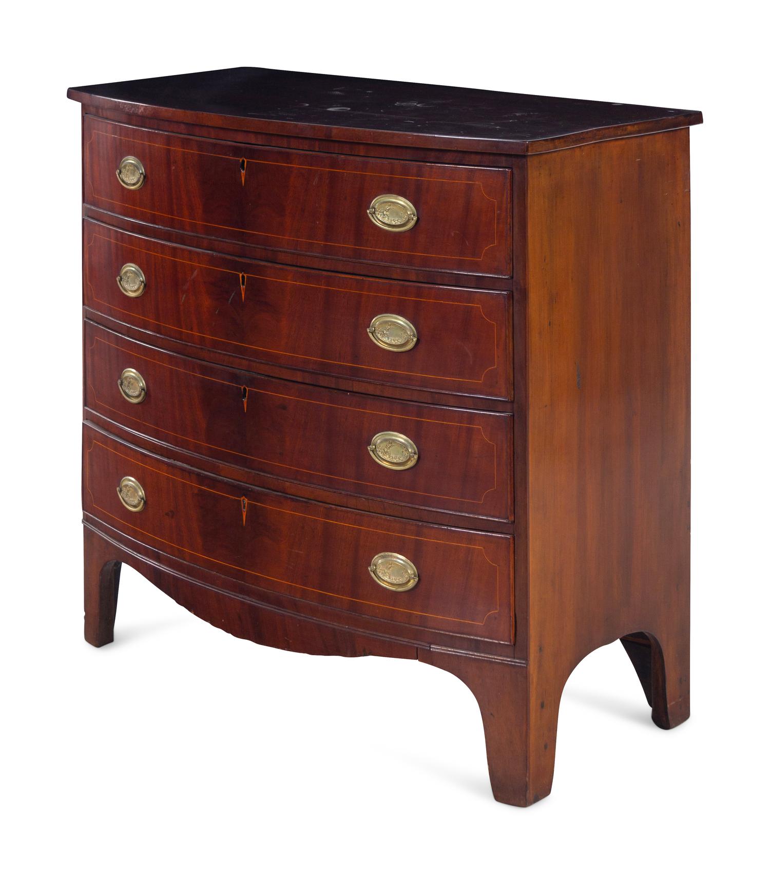 A Federal Mahogany Chest of Drawers