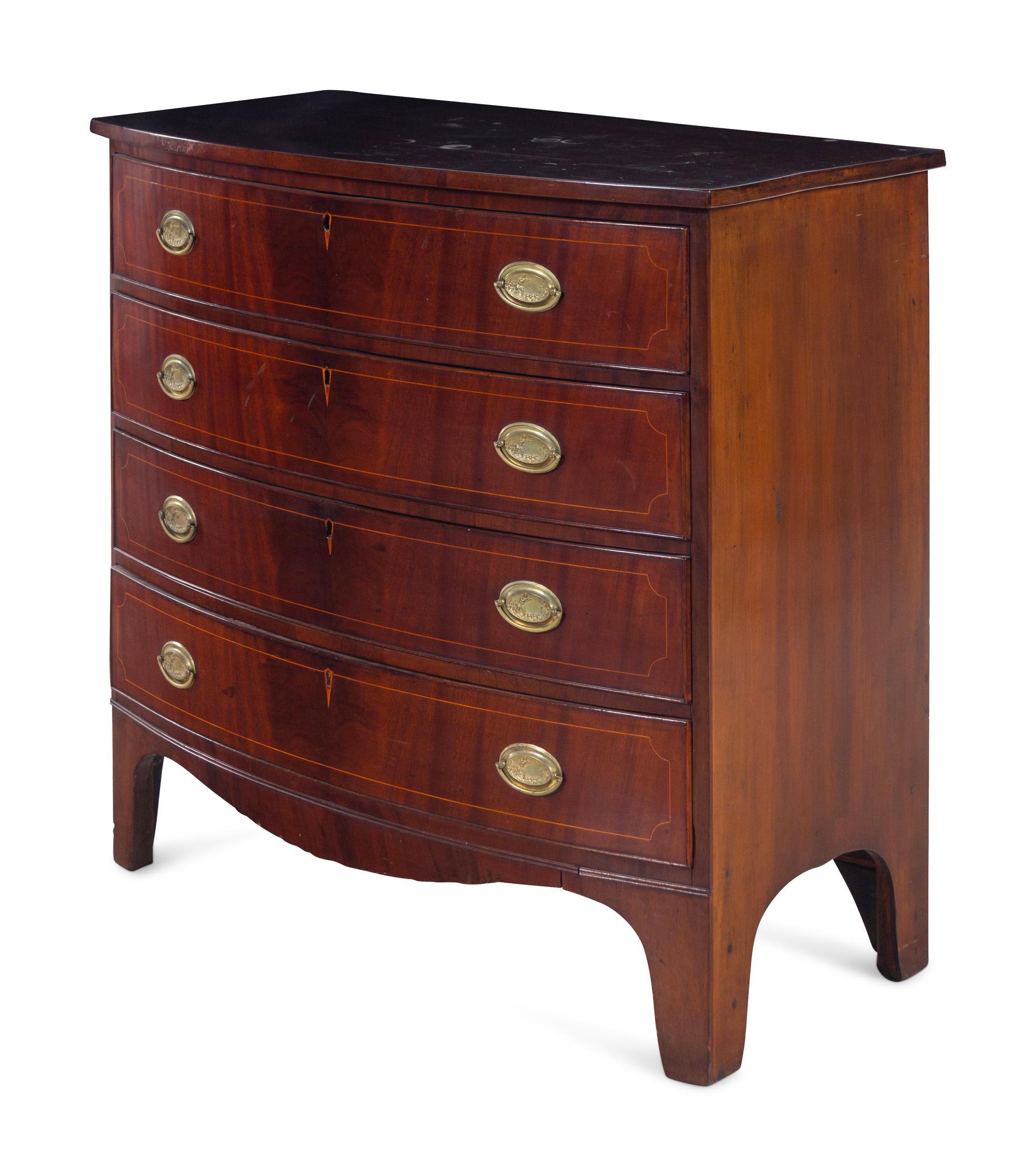 A Federal Mahogany Chest of Drawers