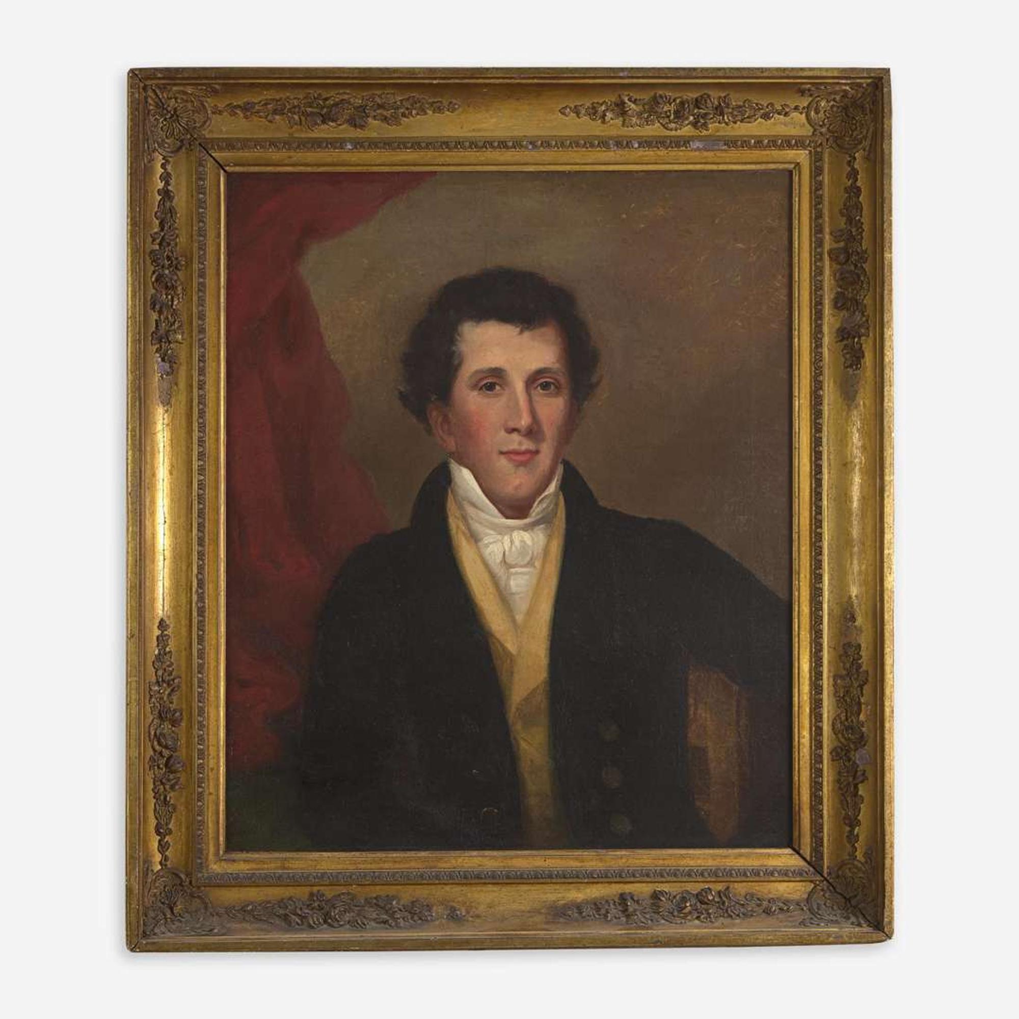 Sarah Miriam Peale (1800-1885) Portrait of William Bond Martin, Jr. (1802-1828) of Baltimore, Maryland, dated "1824"
