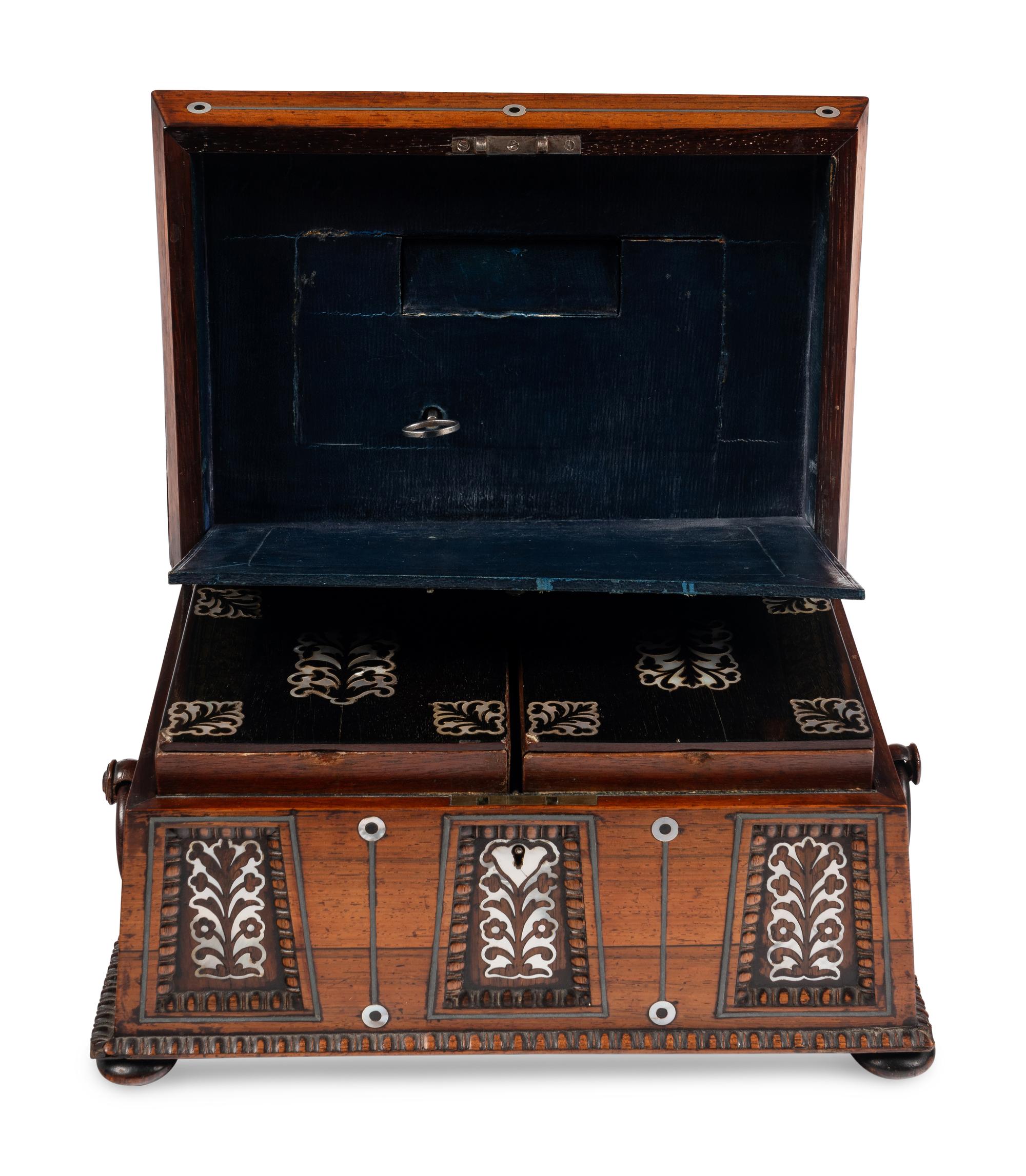 An Anglo-Indian Musical Tea Caddy