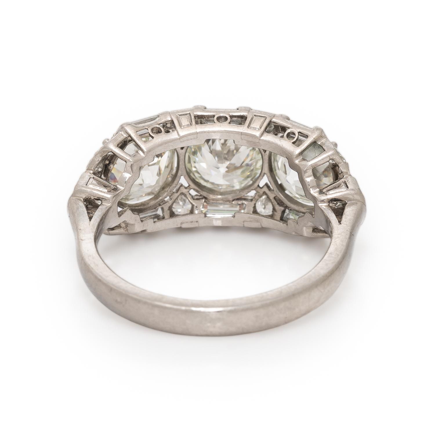 Three Stone Diamond Ring