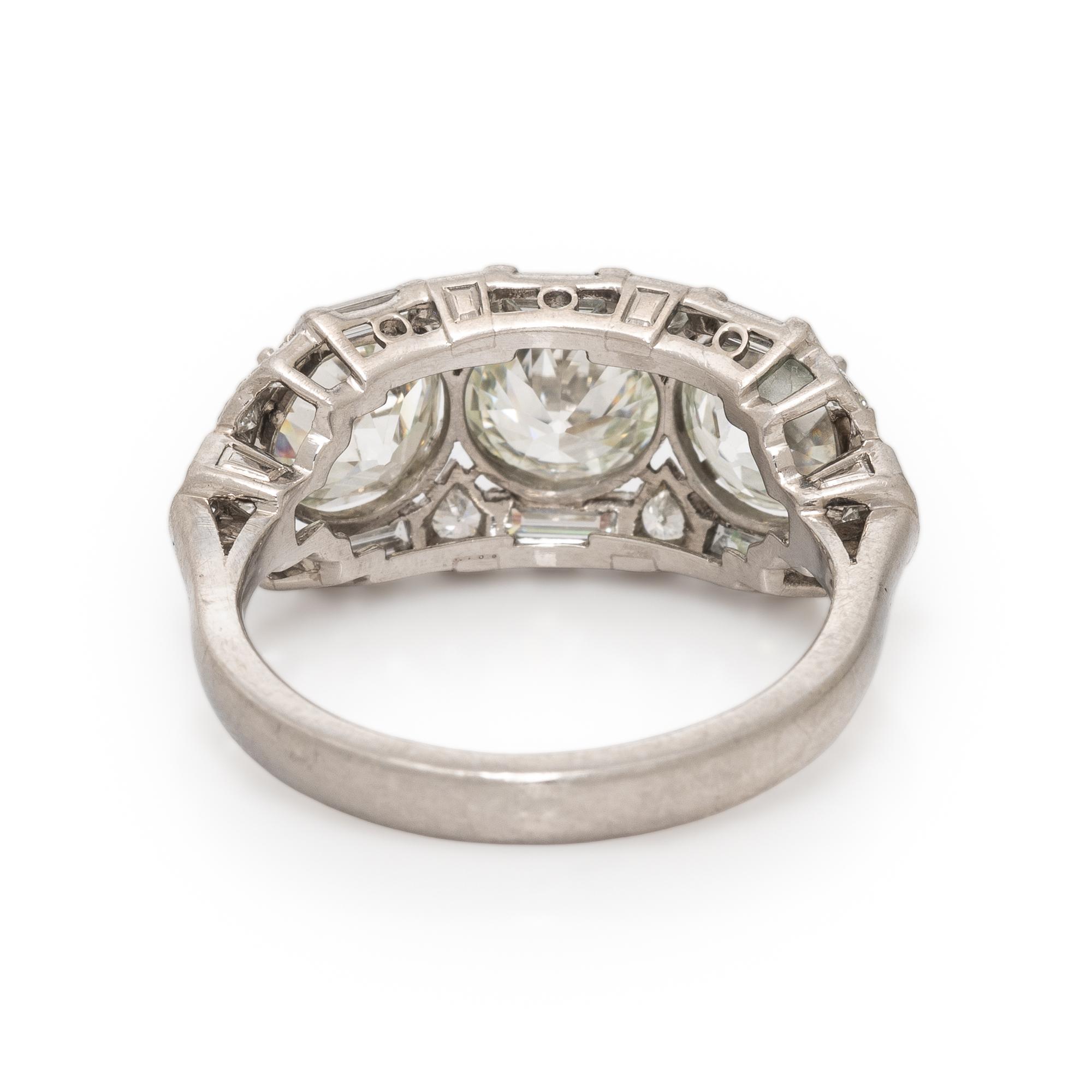 Three Stone Diamond Ring