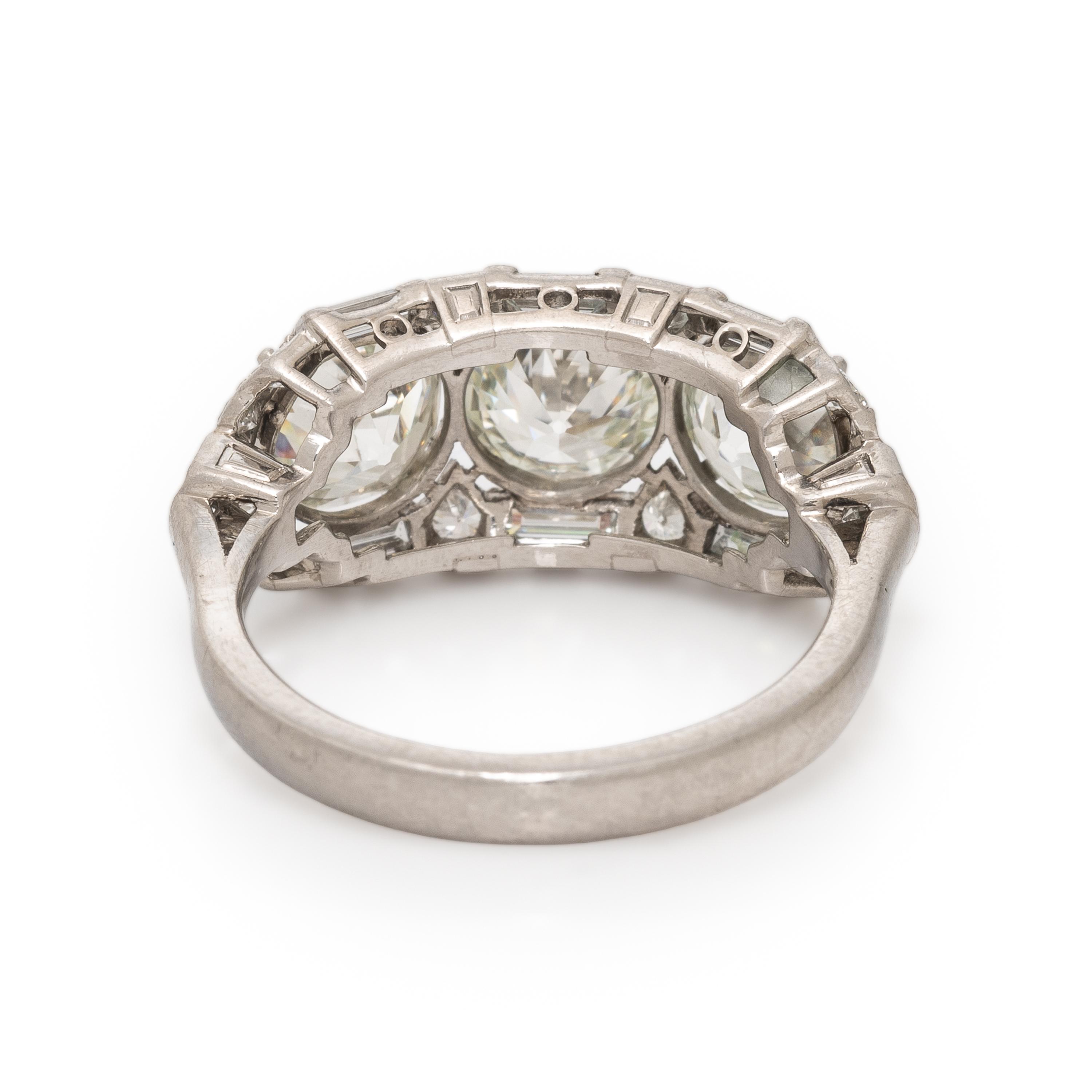Three Stone Diamond Ring