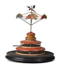 A Tin Airship Carousel Wind-Up Toy