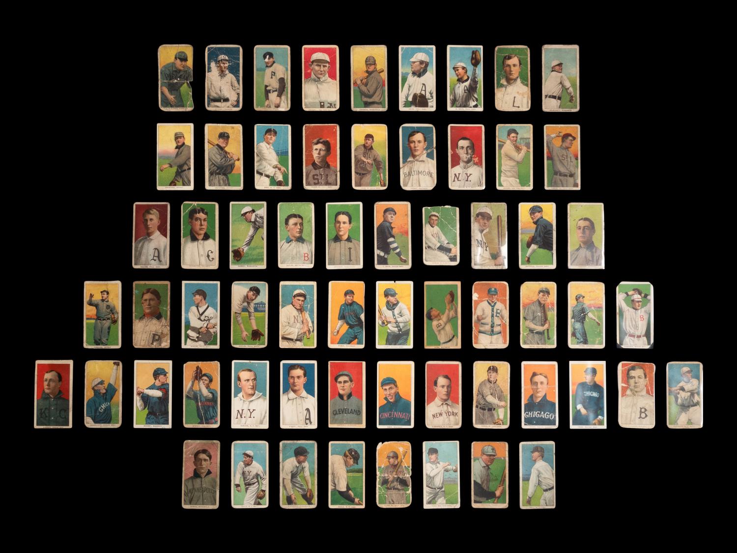 A Collection of Over 350 Assorted T206 Tobacco Baseball Cards
