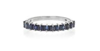 An 18 Karat White Gold and Sapphire Ring, H. Stern, 1.70 dwts.