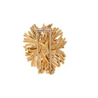 TIFFANY & CO., YELLOW GOLD 'SEA URCHIN' PENDANT/BROOCH