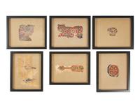 Six Coptic Textile Fragments