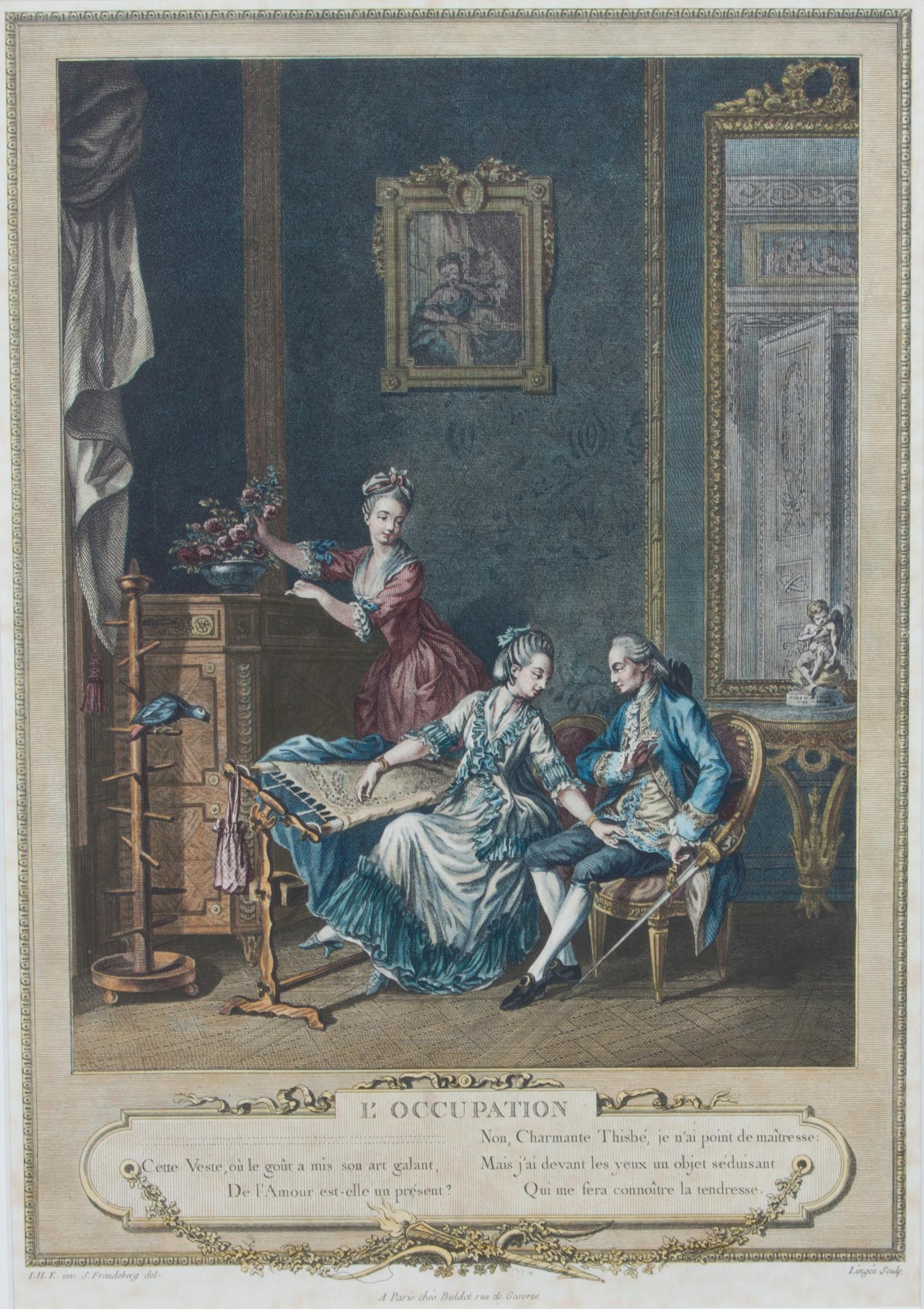 After Sigmund Freudeberg, (Swiss, 1745-1801), L'Occupation