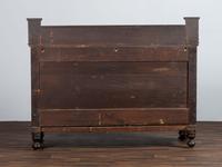 AWAITING DONATION - A Classical Carved and Stained Cherrywood Sideboard