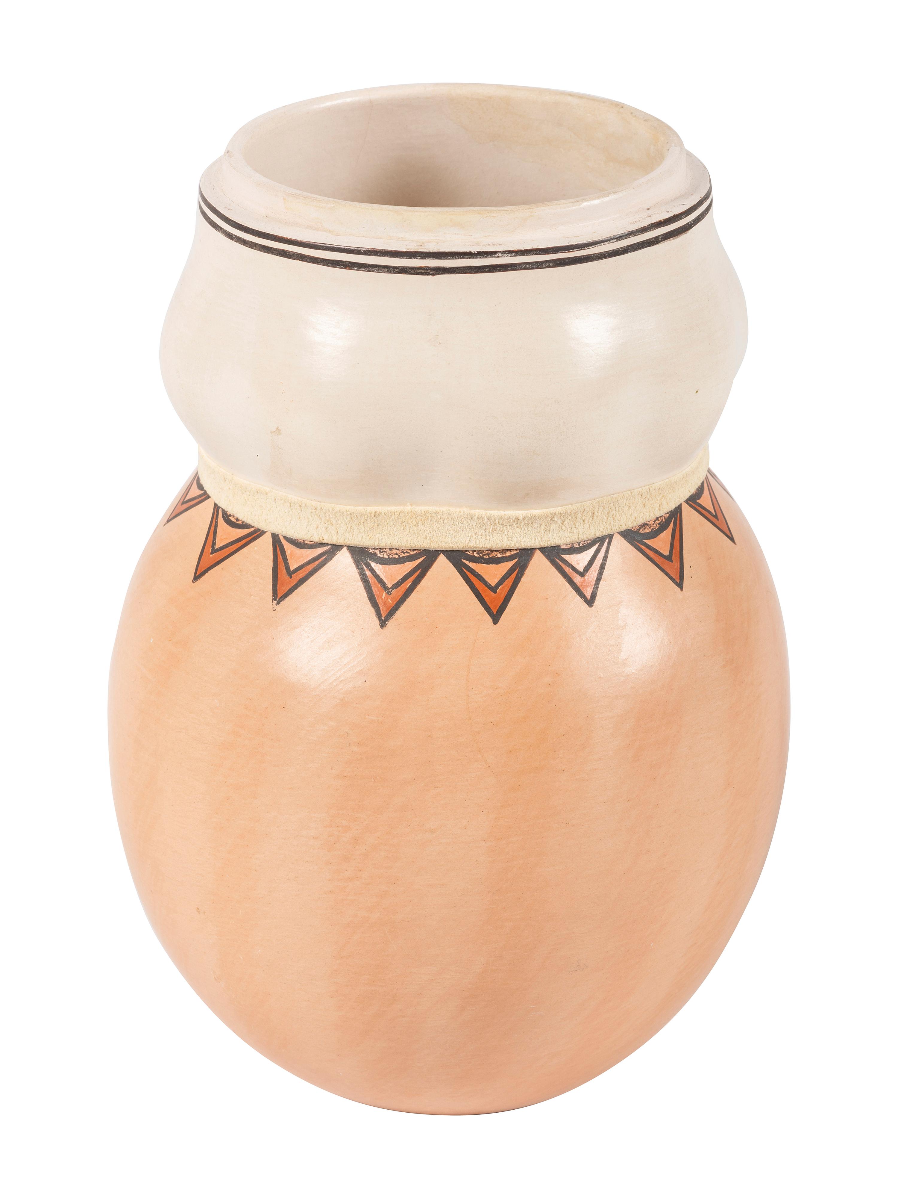 Double-Lobed Pottery Vase