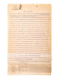 [NATIVE AMERICANS]. A group of documents related to the Sioux, Chippewa, and Cherokee Indians, ca first quarter 20th century.