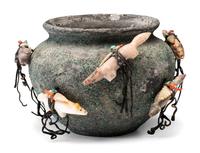 Zuni Fetish Pottery Jar