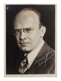 [20TH-CENTURY CONDUCTORS, COMPOSERS, AND MUSICIANS]. A group of 6 photographs or photographic postcards of conductors, composers, and musicians from the 20th century, most signed and inscribed, comprising images of: