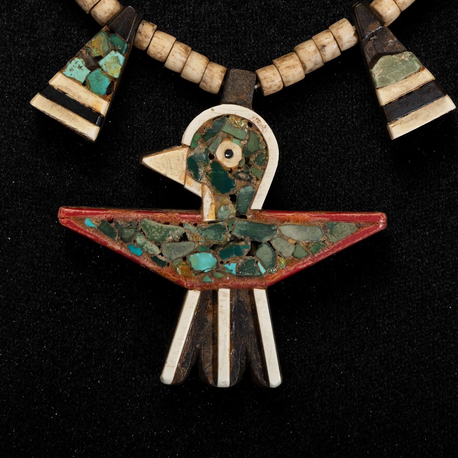 Kewa Depression Era Necklaces, Pair