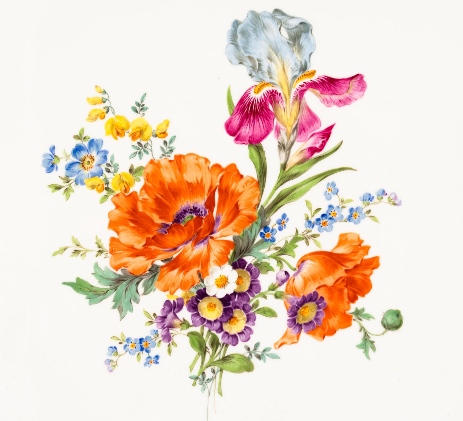 A Meissen Porcelain Tray