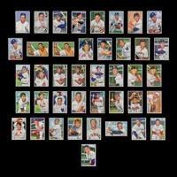 A Collection of 1952 Bowman Baseball Cards Including Multiple Hall of Famers (89)