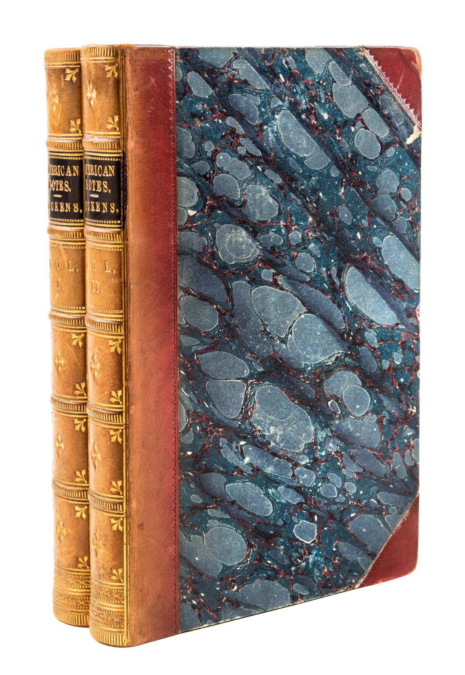 DICKENS, CHARLES. American Notes for General Circulation. London, 1842. 2 vols. First edition, first issue.