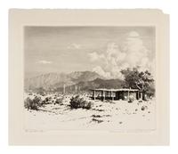 Two Works: Evening, Paradise Valley, Arizona and Indian Home - Salt River Mis, Arizona