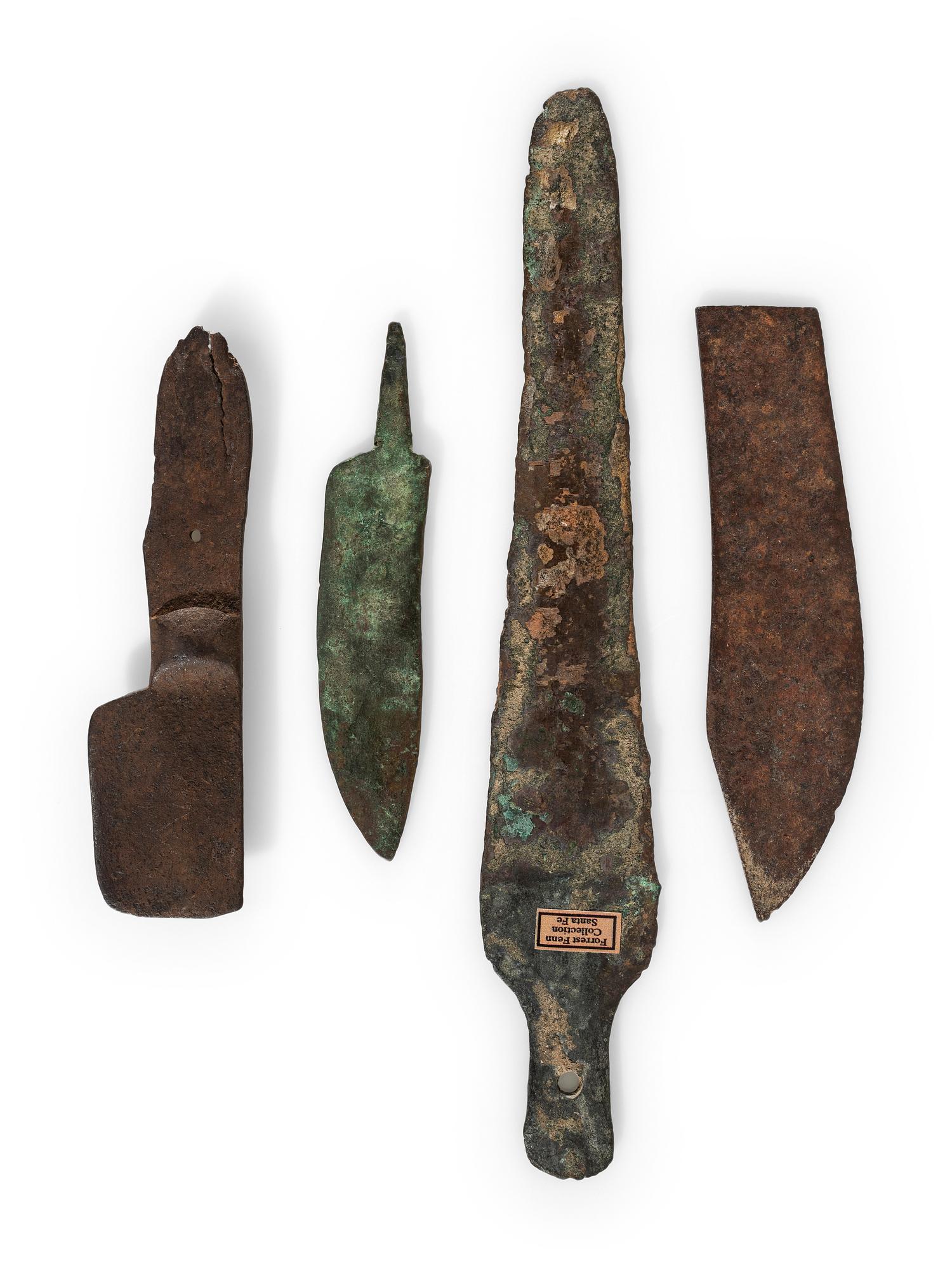 Copper and Iron Lance and Knife Blades