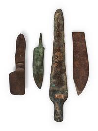 Copper and Iron Lance and Knife Blades